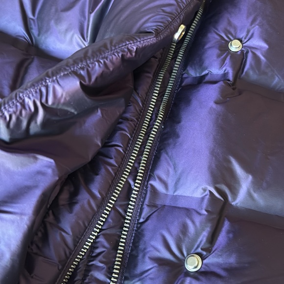 Zara down puffer coat 3/4 length with hood Size M - Picture 8 of 11